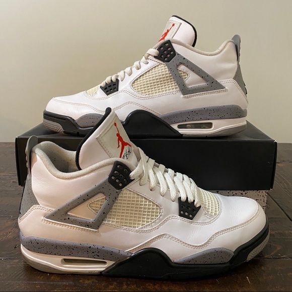 Air Jordan 4 White Cement 